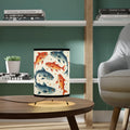Fishes Swimming Tripod Lamp - High-Res Printed Shade - DipaliZ