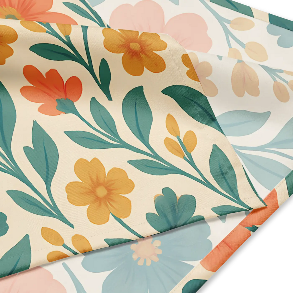 Floral Pop All-Over Print Bandana - Spring Accessory - DipaliZ