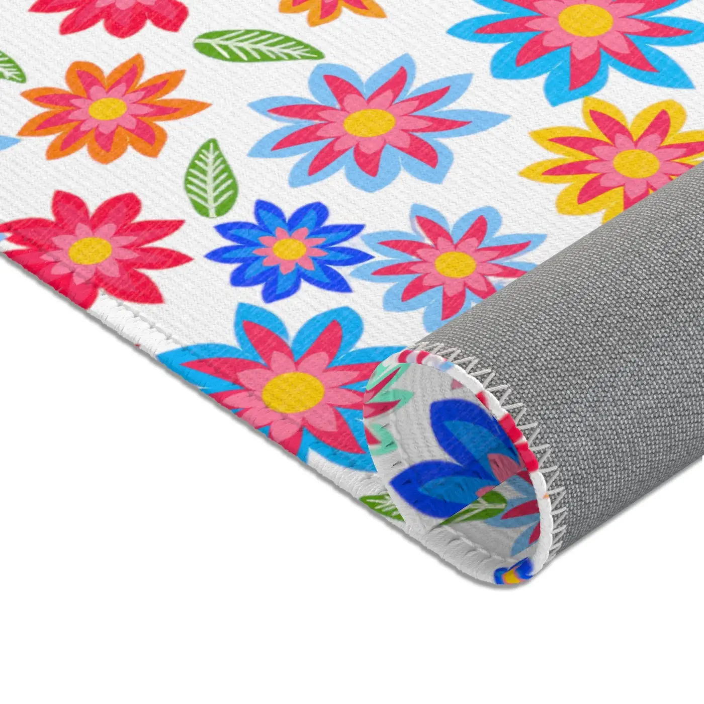 Flowers Pattern Area Rugs - Vibrant Home Decor - DipaliZ
