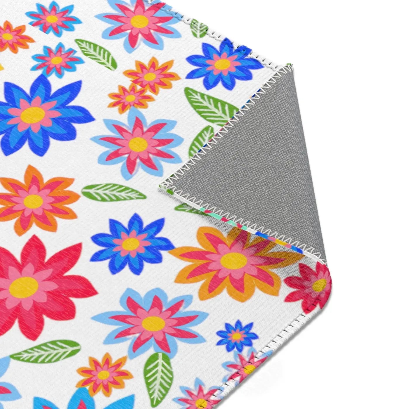 Flowers Pattern Area Rugs - Vibrant Home Decor - DipaliZ