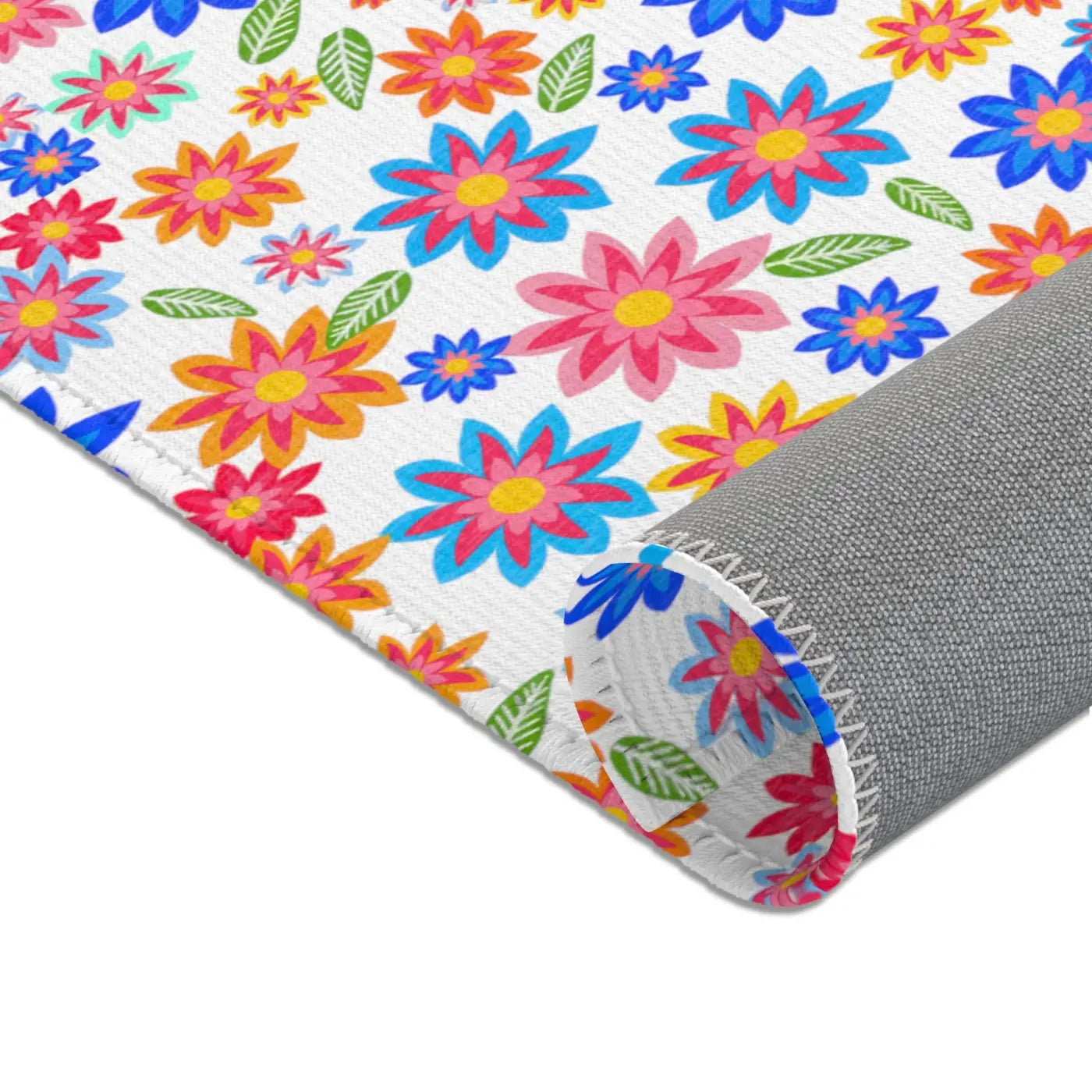 Flowers Pattern Area Rugs - Vibrant Home Decor - DipaliZ