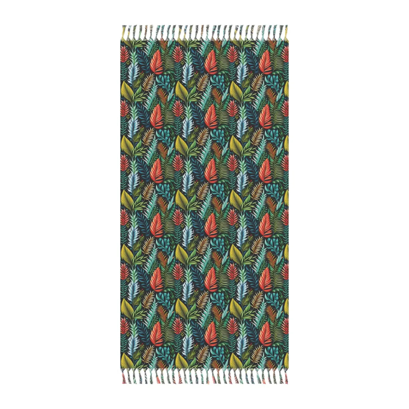 Colorful Foliage Beach Blanket - Polyester Beach Cloth - DipaliZ
