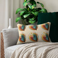 Colorful Hearts Throw Pillow - Spun Polyester Lumbar - DipaliZ