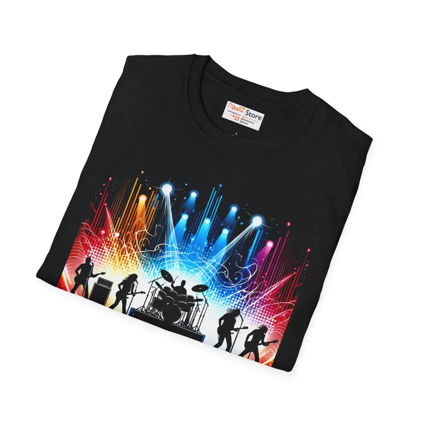 Colorful Music Festival Softstyle Tee - Festival Vibes Unisex - DipaliZ