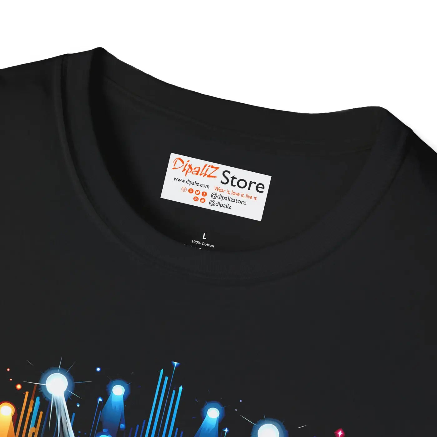 Colorful Music Festival Softstyle Tee - Festival Vibes Unisex - DipaliZ