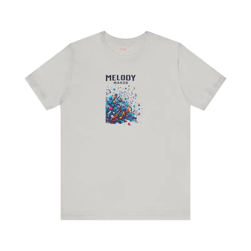 Colorful Music Notes Tee - Unisex Cotton Jersey - DipaliZ