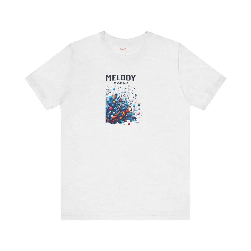 Colorful Music Notes Tee - Unisex Cotton Jersey - DipaliZ