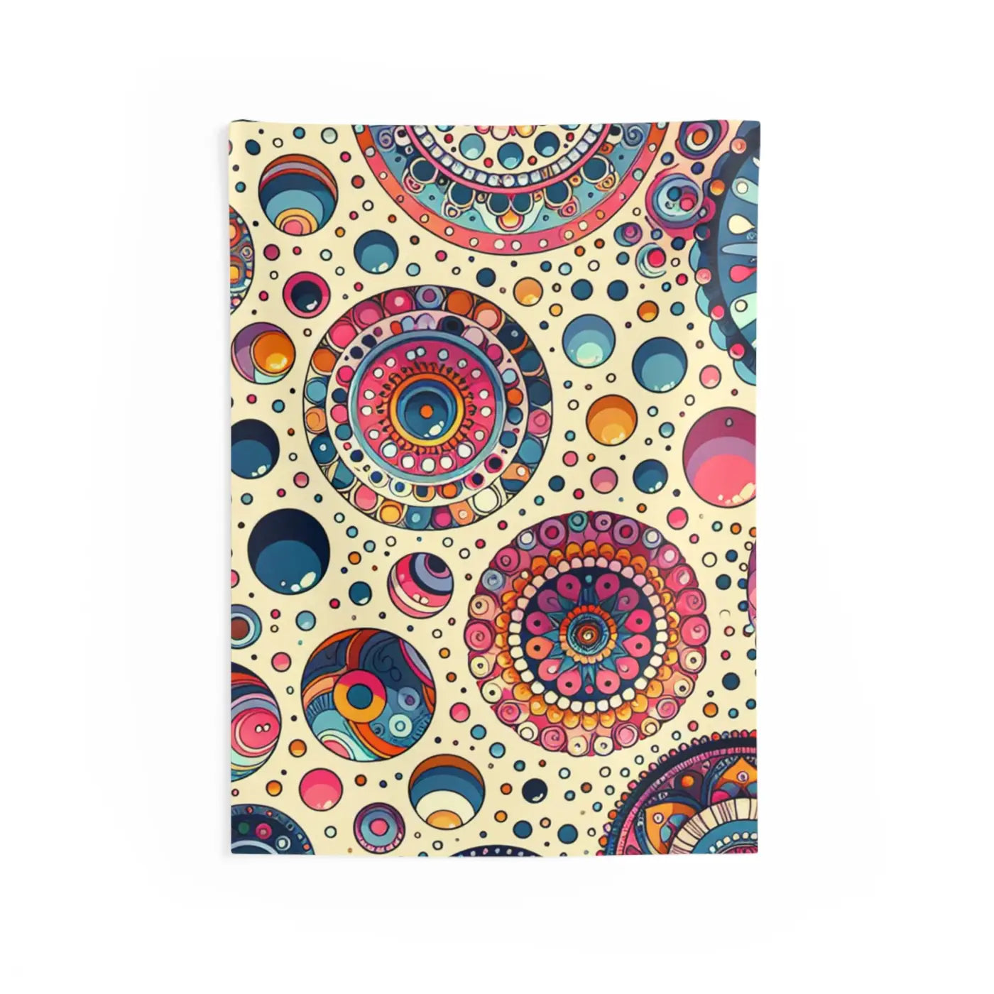Polka Dots Tapestry - Bold Design for Home Decor - DipaliZ