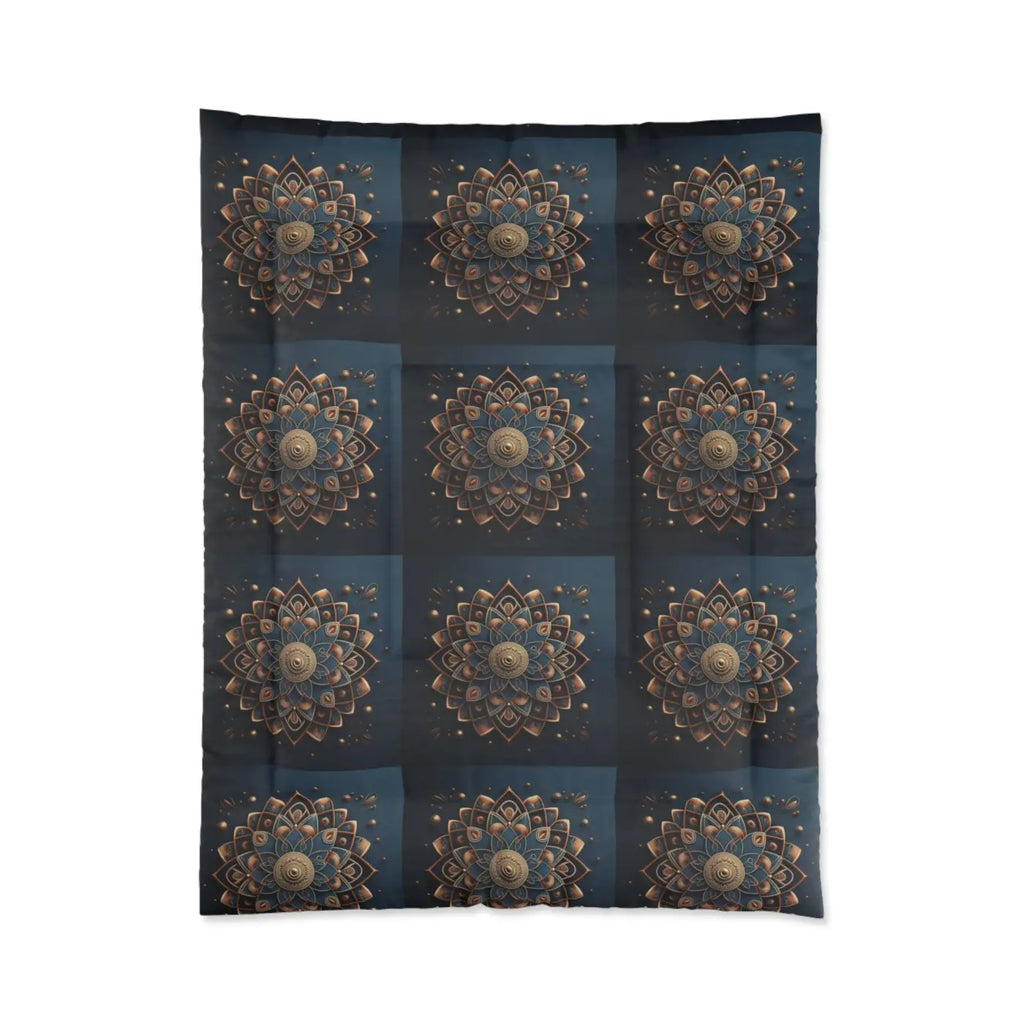 Mandal Geometric Pattern Comforter - Cozy Luxury Bedding - DipaliZ