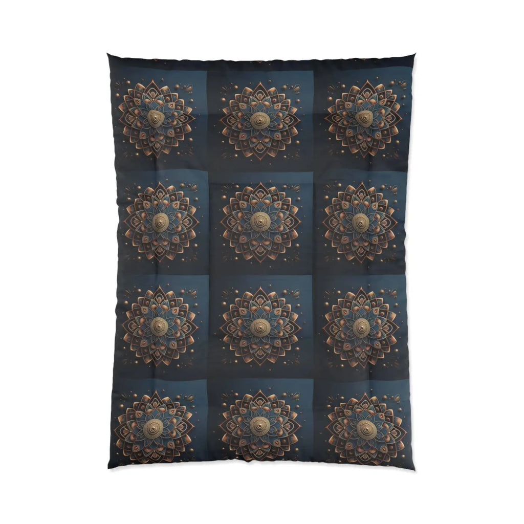 Mandal Geometric Pattern Comforter - Cozy Luxury Bedding - DipaliZ
