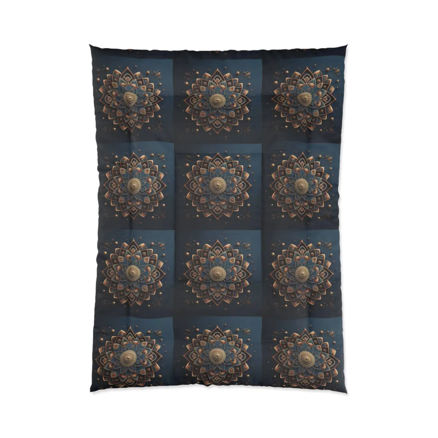 Mandal Geometric Pattern Comforter - Cozy Luxury Bedding - DipaliZ