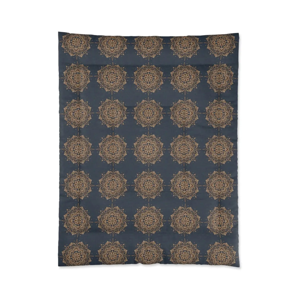 Mandal Geometric Comforter - Chic Pattern Bedding - DipaliZ