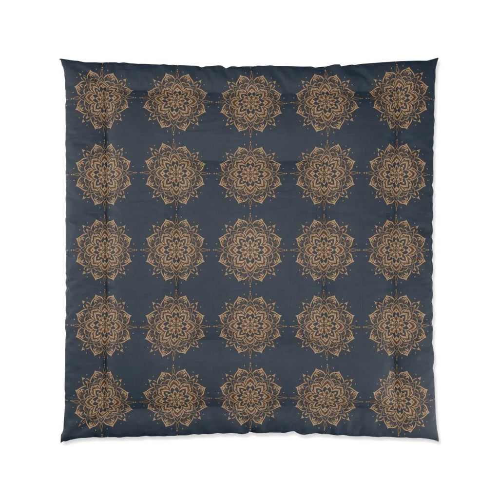 Mandal Geometric Comforter - Chic Pattern Bedding - DipaliZ