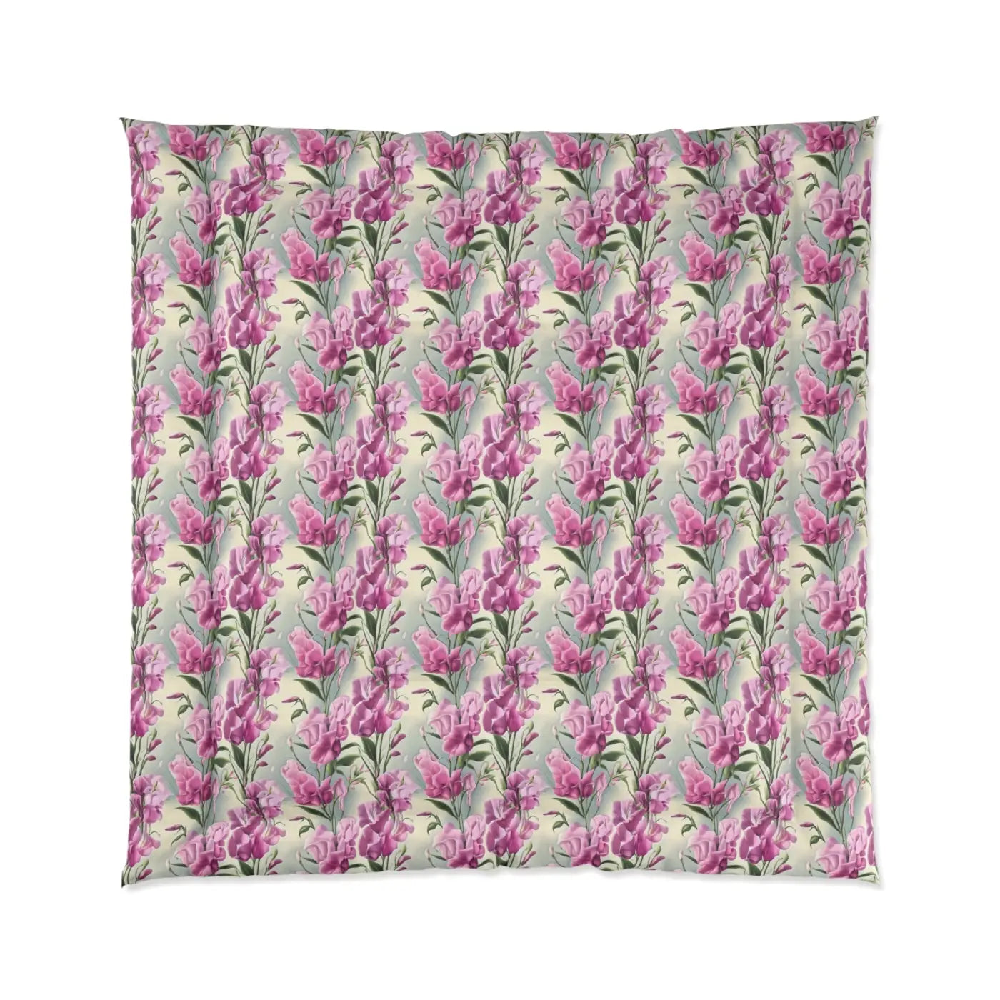 Pink Flowers Comforter - Cozy Pattern Bedding - DipaliZ