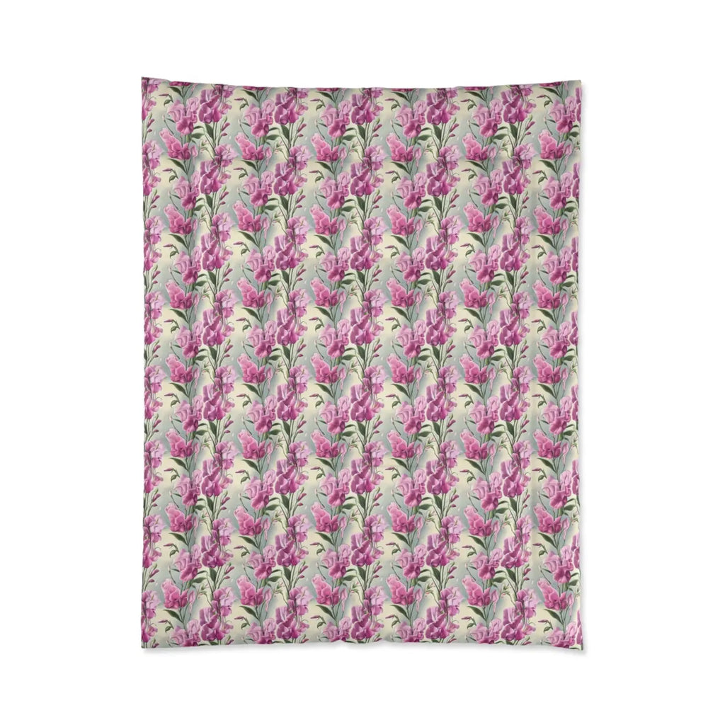 Pink Flowers Comforter - Cozy Pattern Bedding - DipaliZ