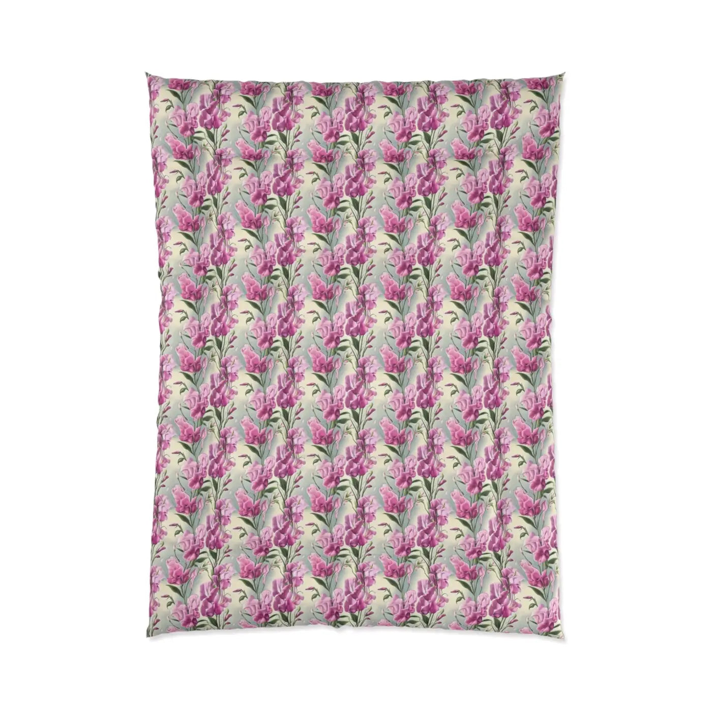 Pink Flowers Comforter - Cozy Pattern Bedding - DipaliZ
