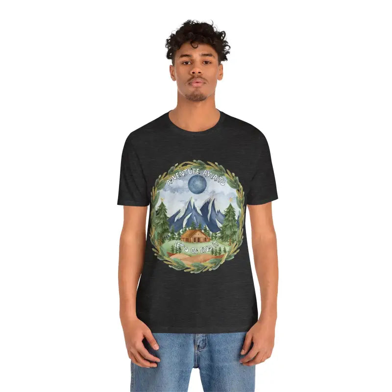 Adventure Awaits Short Sleeve Tee - Outdoor Explorer - DipaliZ