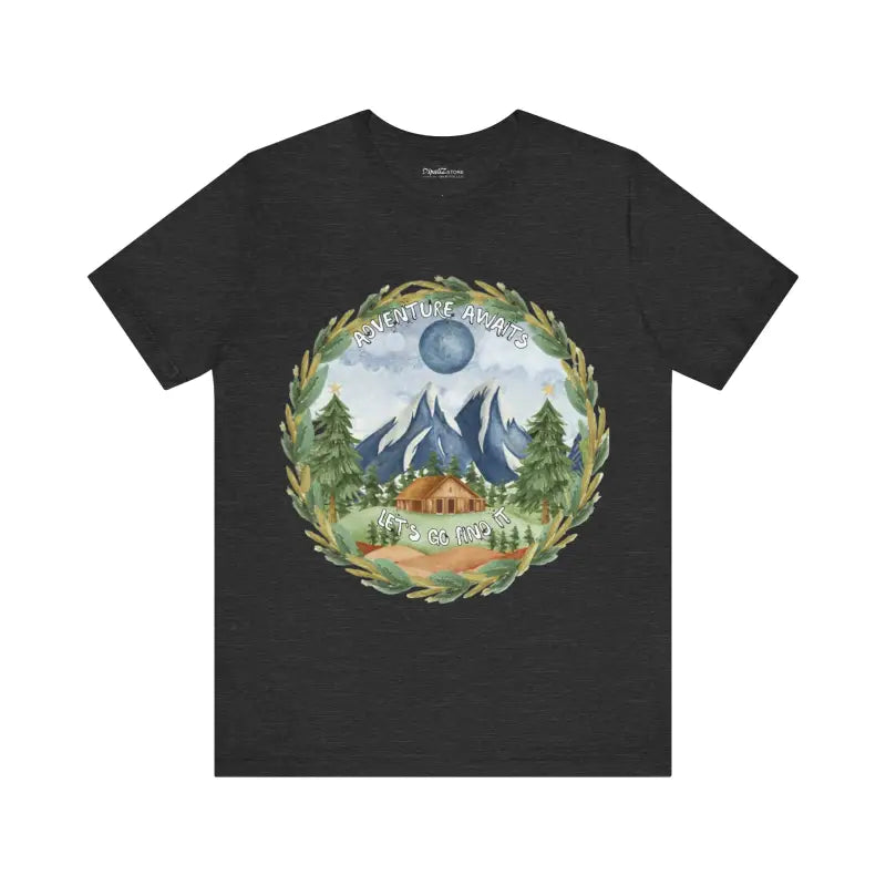 Adventure Awaits Short Sleeve Tee - Outdoor Explorer - DipaliZ