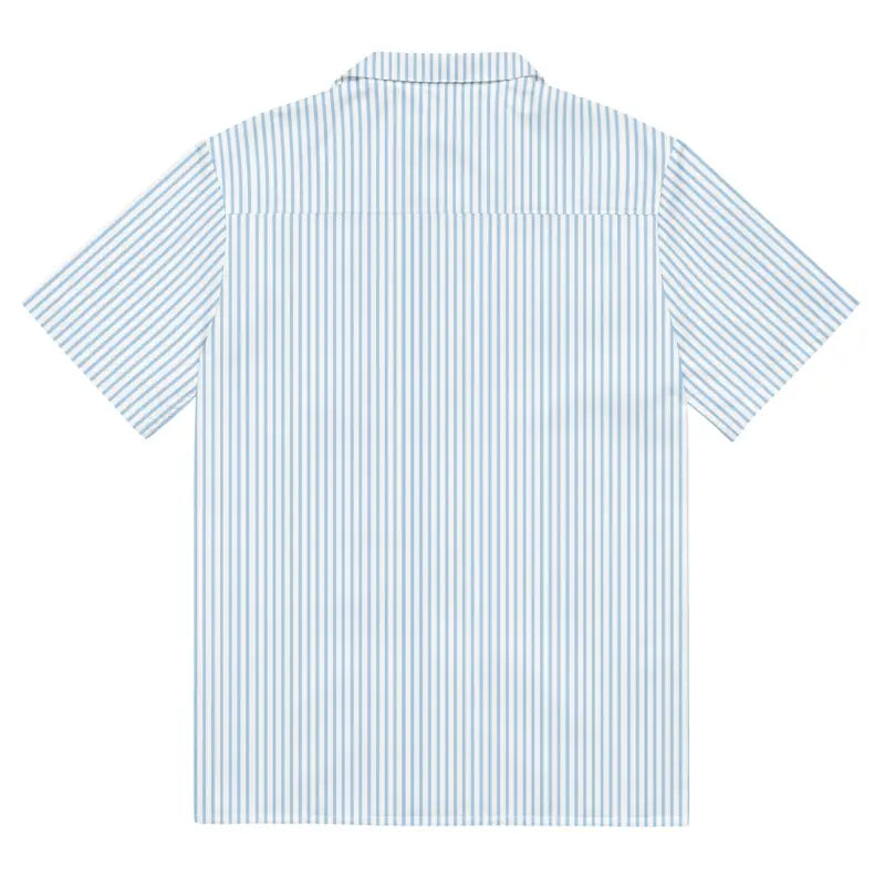 Blue Stripes Button Shirt - Moisture Wicking Summer Coolness - DipaliZ