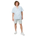 Blue Stripes Button Shirt - Moisture Wicking Summer Coolness - DipaliZ