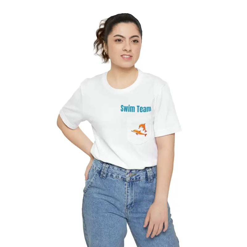 Premium Cotton Pocket Tee - Unisex Airlume Comfort - DipaliZ