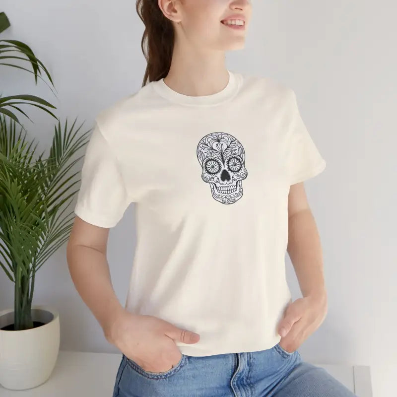 Cool Skull Soft Unisex Jersey Short Sleeve Tee - DipaliZ