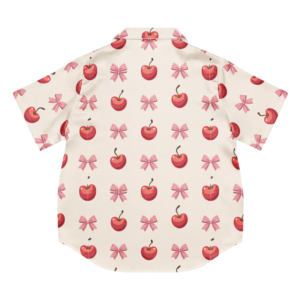 Kawaii Girl Short Sleeve Pajama - Satin Comfort Glam - DipaliZ