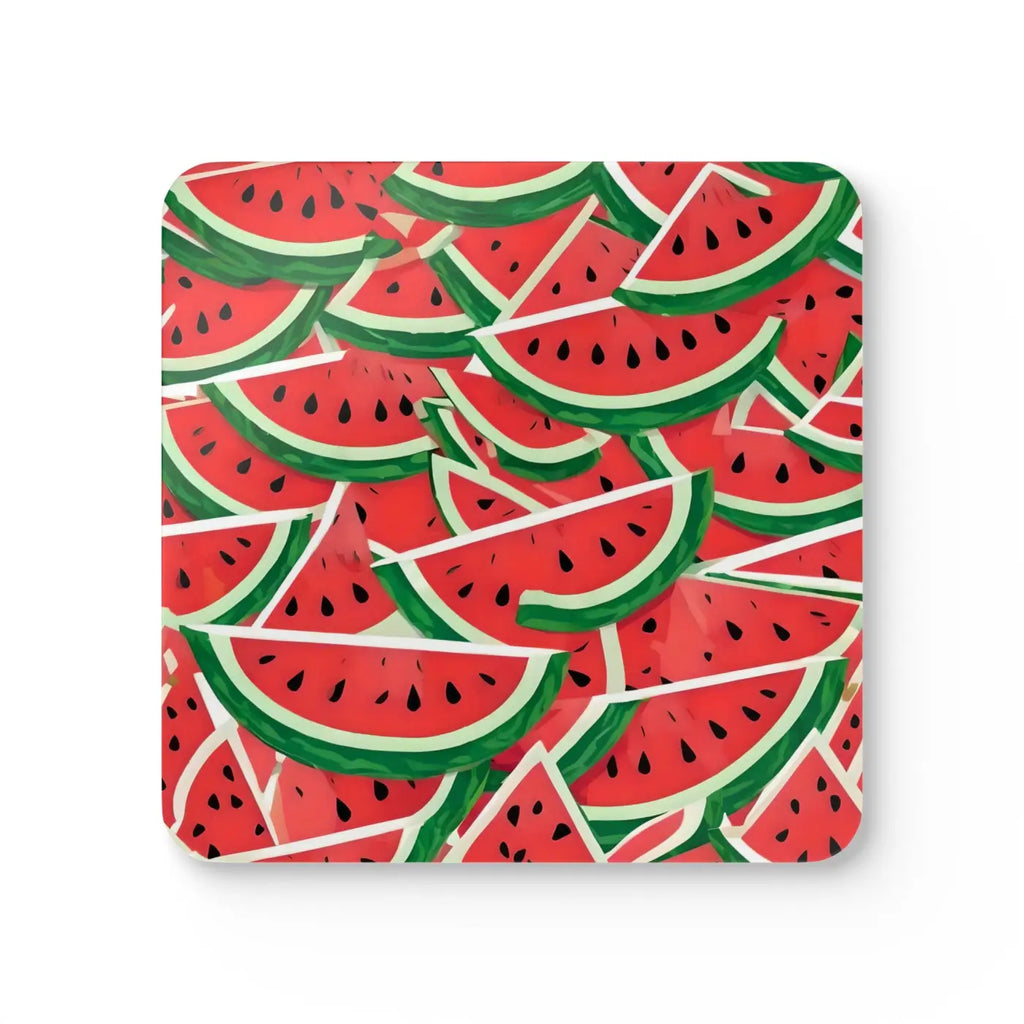 Shimmering Watermelon Coaster Set - Prevent Sliding - DipaliZ