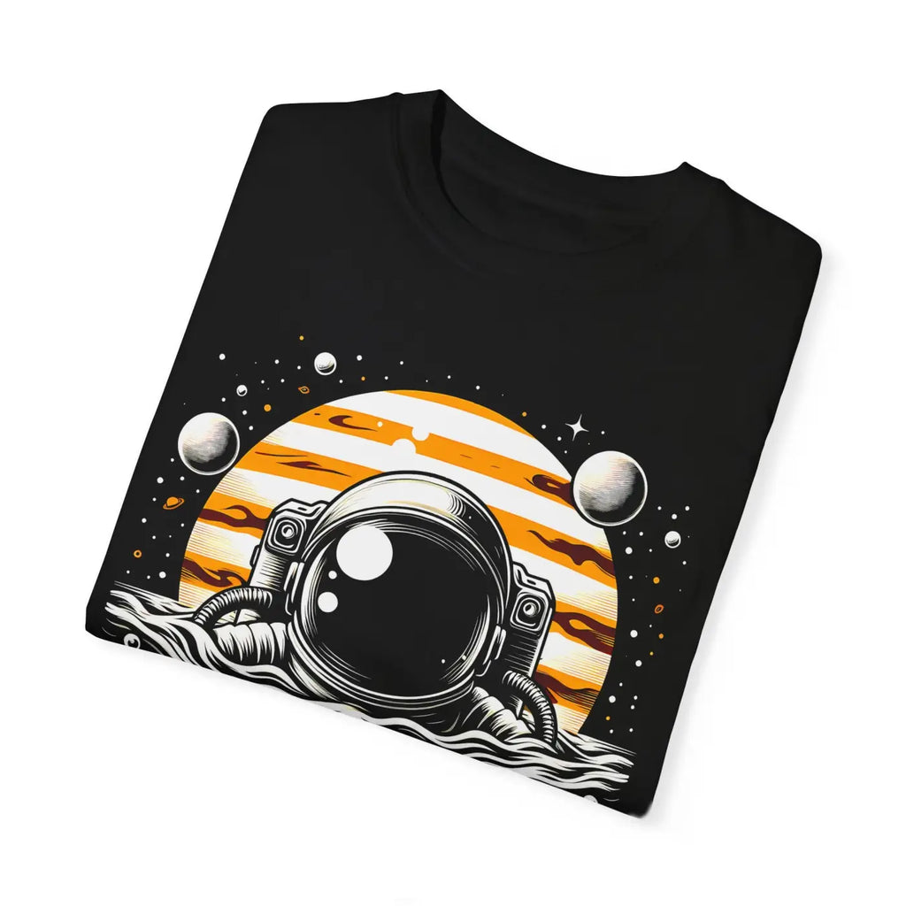 Cosmic Camera Unisex Garment-Dyed T-Shirt - Space Design - DipaliZ