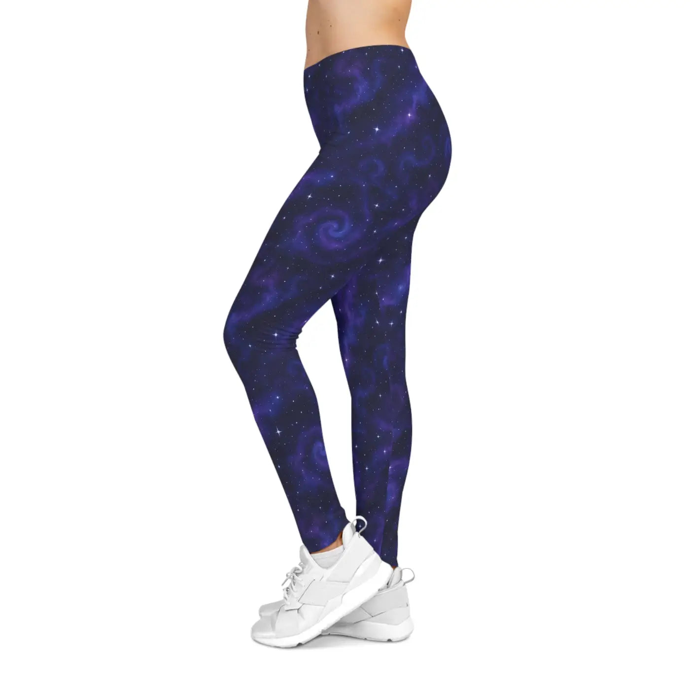 Cosmic Galaxy Leggings - Bold AOP Activewear for Space Lovers - DipaliZ