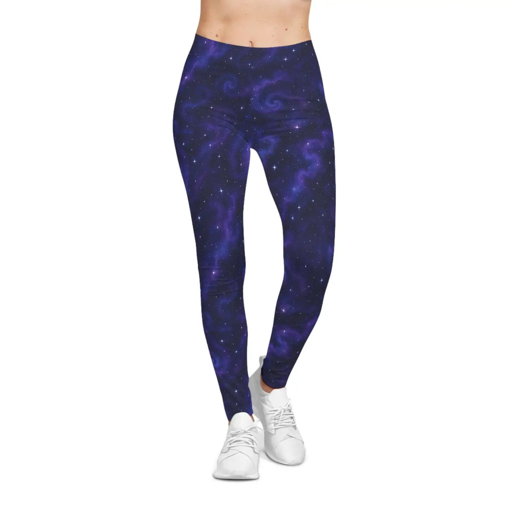 Cosmic Galaxy Leggings - Bold AOP Activewear for Space Lovers - DipaliZ