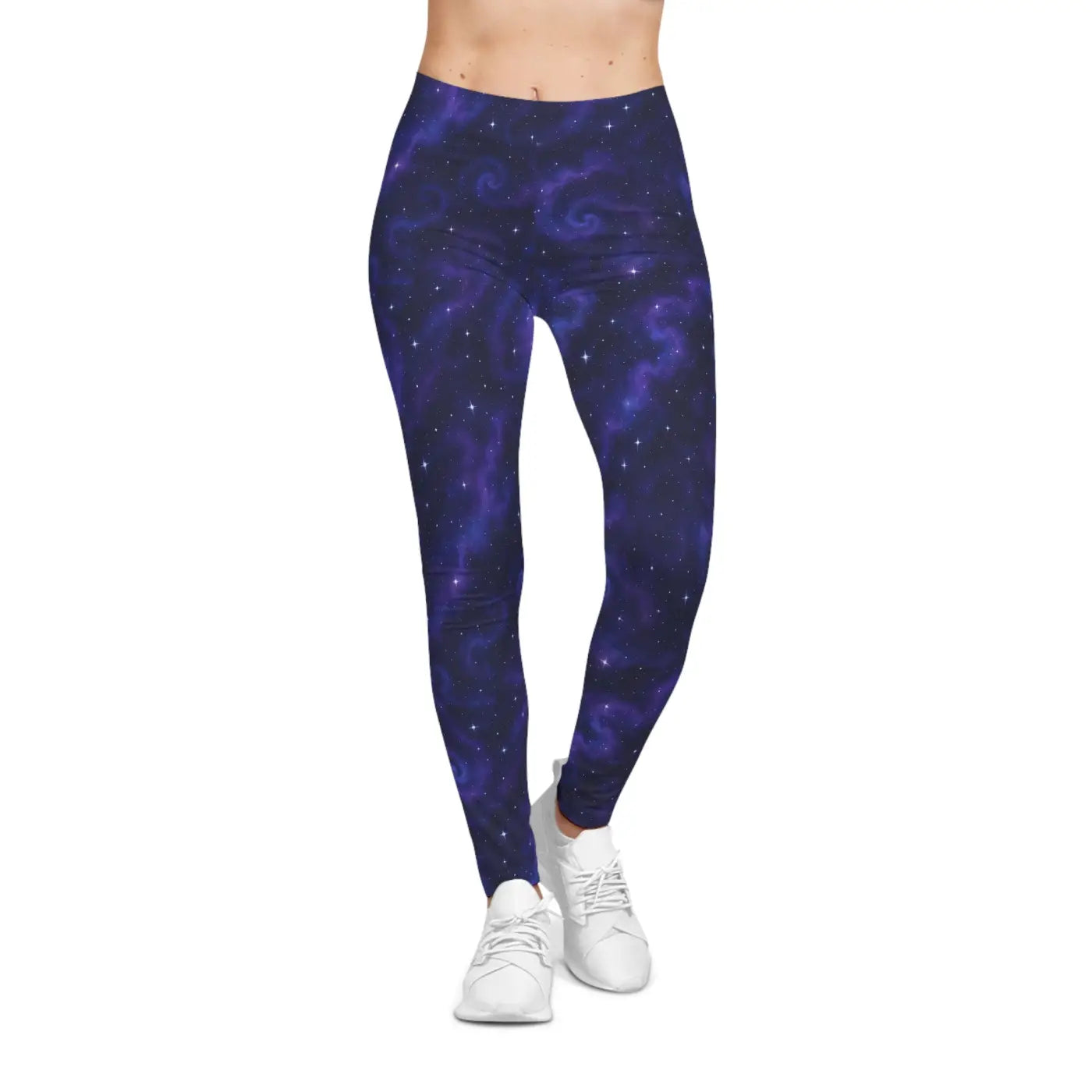 Cosmic Galaxy Leggings - Bold AOP Activewear for Space Lovers - DipaliZ
