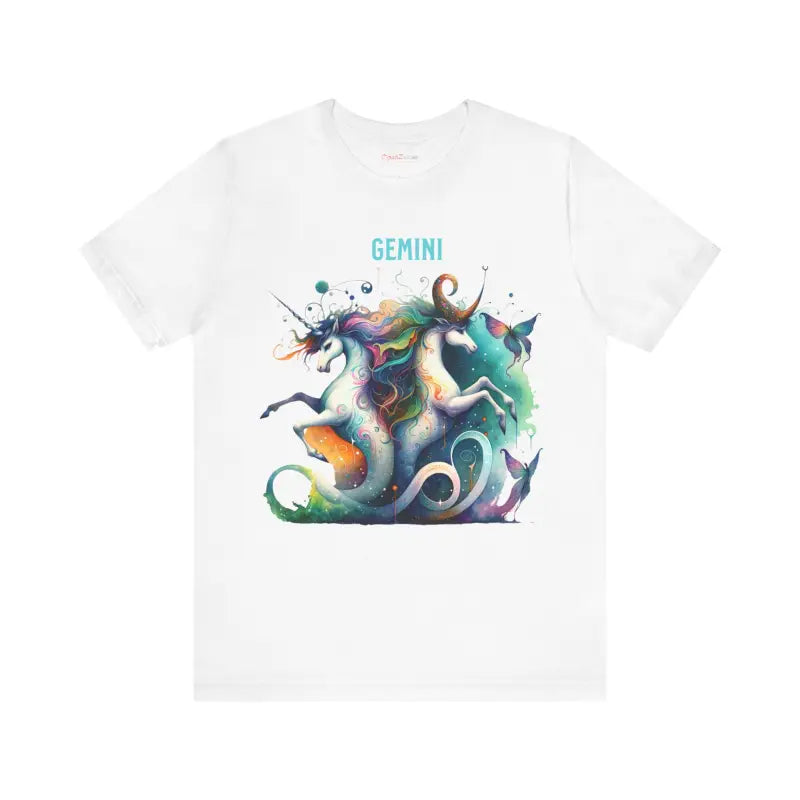 Cosmic Gemini Jersey Short Sleeve Tee - Unisex Stellar - DipaliZ
