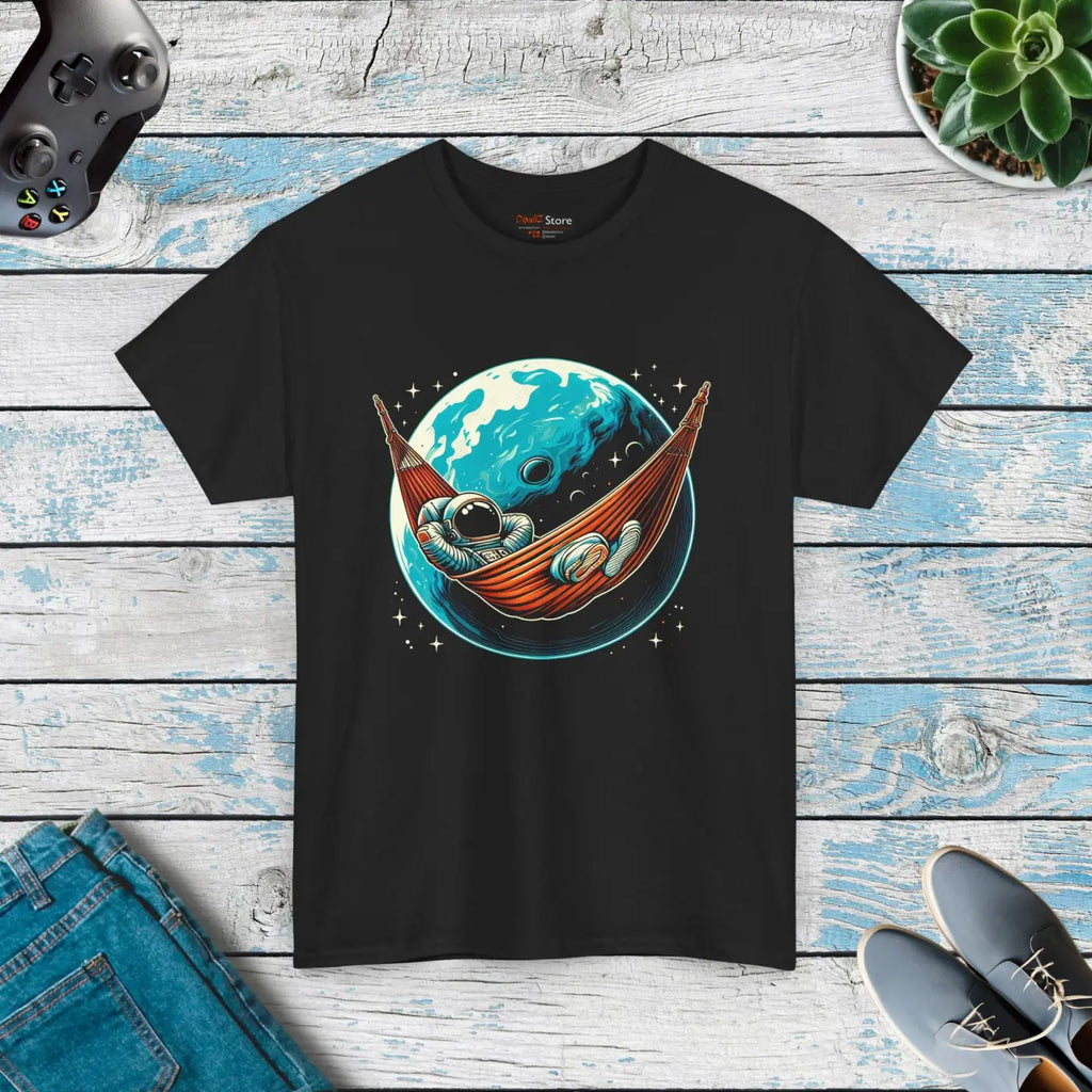 Cosmic Hammock Unisex Heavy Cotton Tee - Adventure Style - DipaliZ