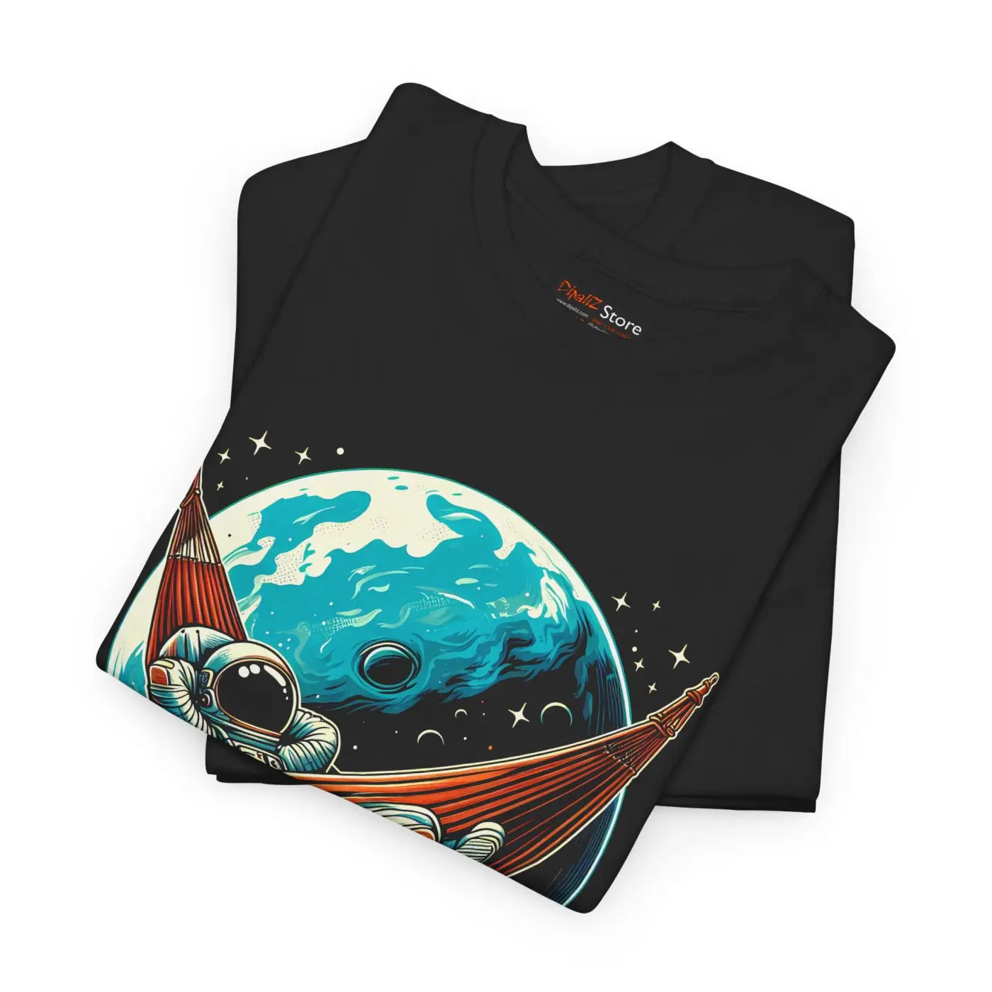Cosmic Hammock Unisex Heavy Cotton Tee - Adventure Style - DipaliZ