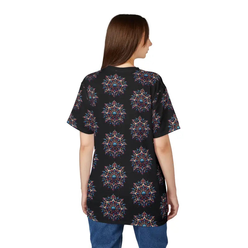Cosmic Pattern Galaxy Unisex Tee - All Over Print - DipaliZ