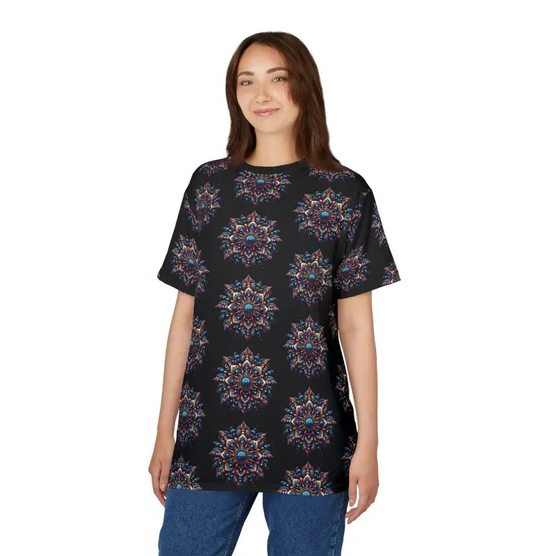 Cosmic Pattern Galaxy Unisex Tee - All Over Print - DipaliZ
