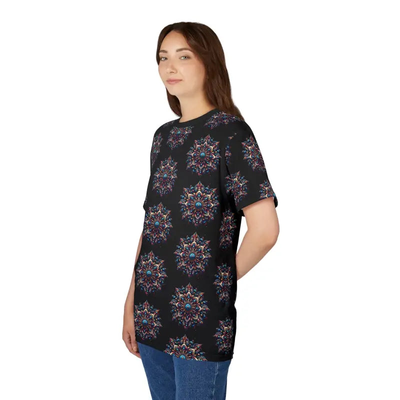 Cosmic Pattern Galaxy Unisex Tee - All Over Print - DipaliZ