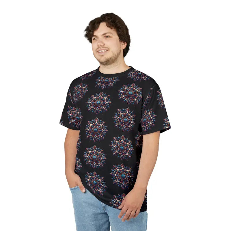 Cosmic Pattern Galaxy Unisex Tee - All Over Print - DipaliZ