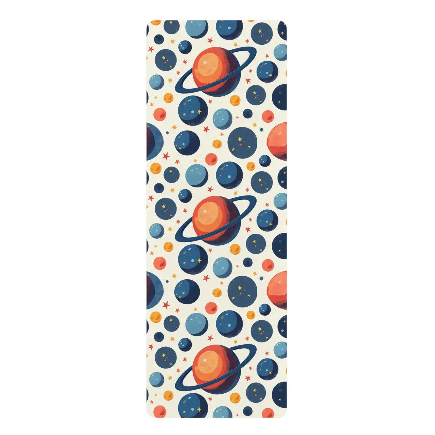 Cosmic Rubber Yoga Mat - Vibrant Galaxy Design - DipaliZ