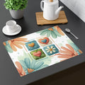 Floral Cotton Placemat - Pure Cotton Flowers Design - DipaliZ