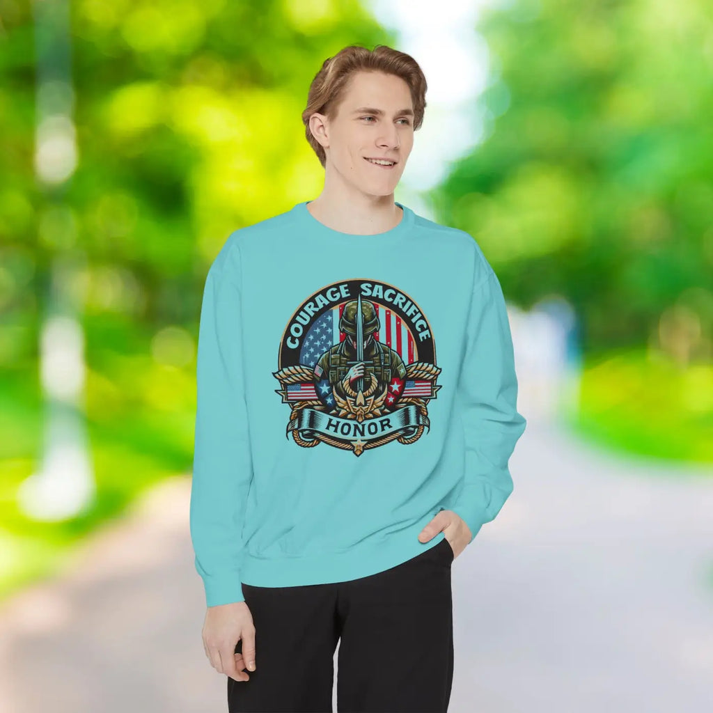 Unisex Garment-Dyed Sweatshirt - Bold Comfort Style - DipaliZ
