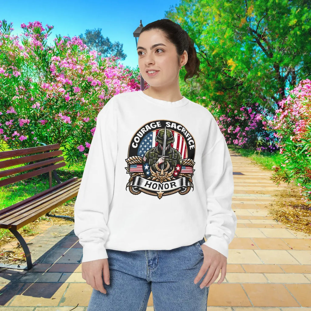 Unisex Garment-Dyed Sweatshirt - Bold Comfort Style - DipaliZ