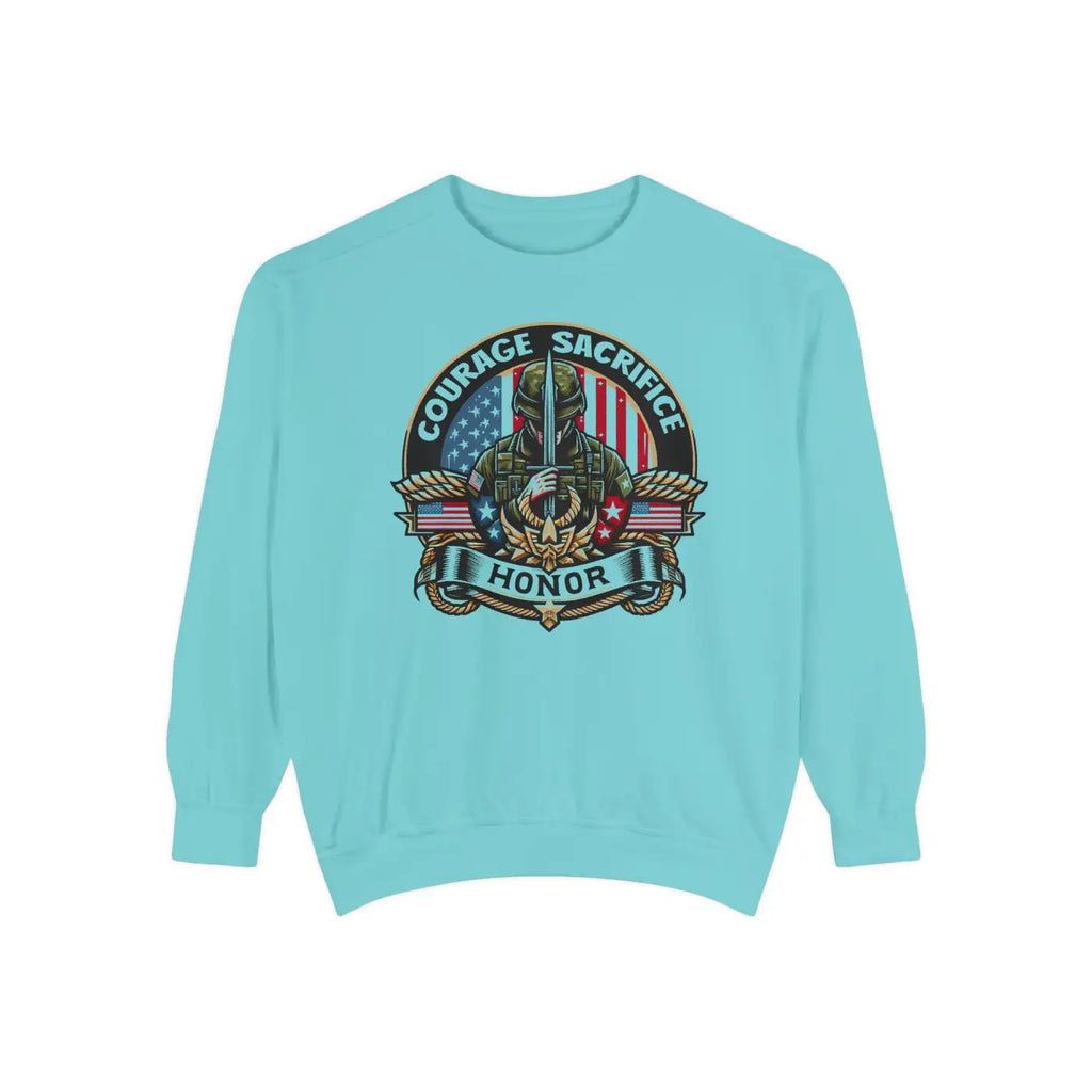 Unisex Garment-Dyed Sweatshirt - Bold Comfort Style - DipaliZ