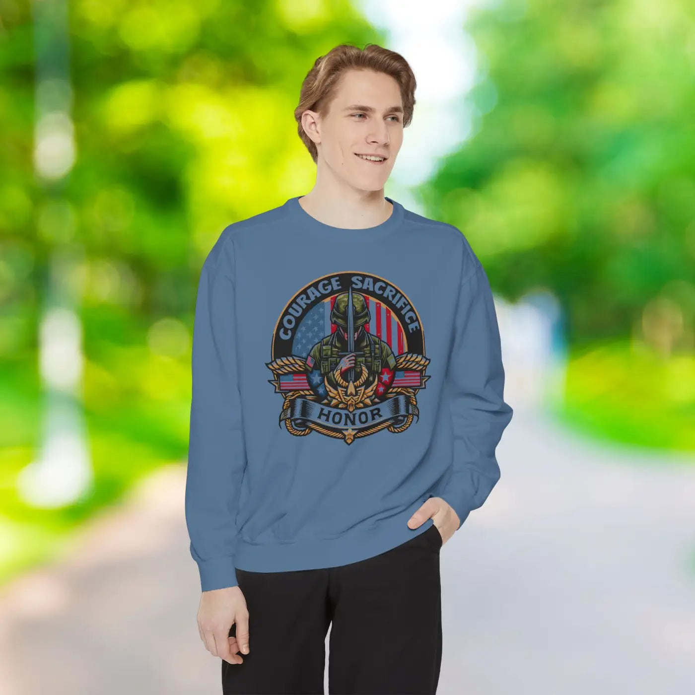 Unisex Garment-Dyed Sweatshirt - Bold Comfort Style - DipaliZ