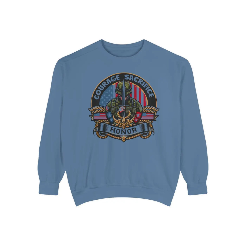 Unisex Garment-Dyed Sweatshirt - Bold Comfort Style - DipaliZ