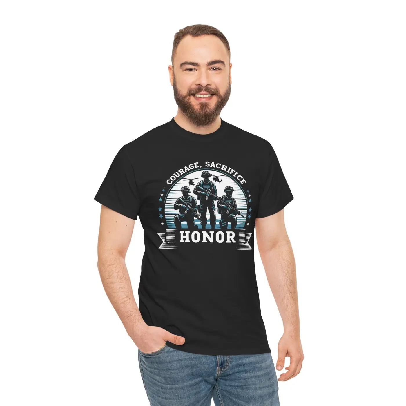 Unisex Heavy Cotton Tee - Memorial Day Style - DipaliZ