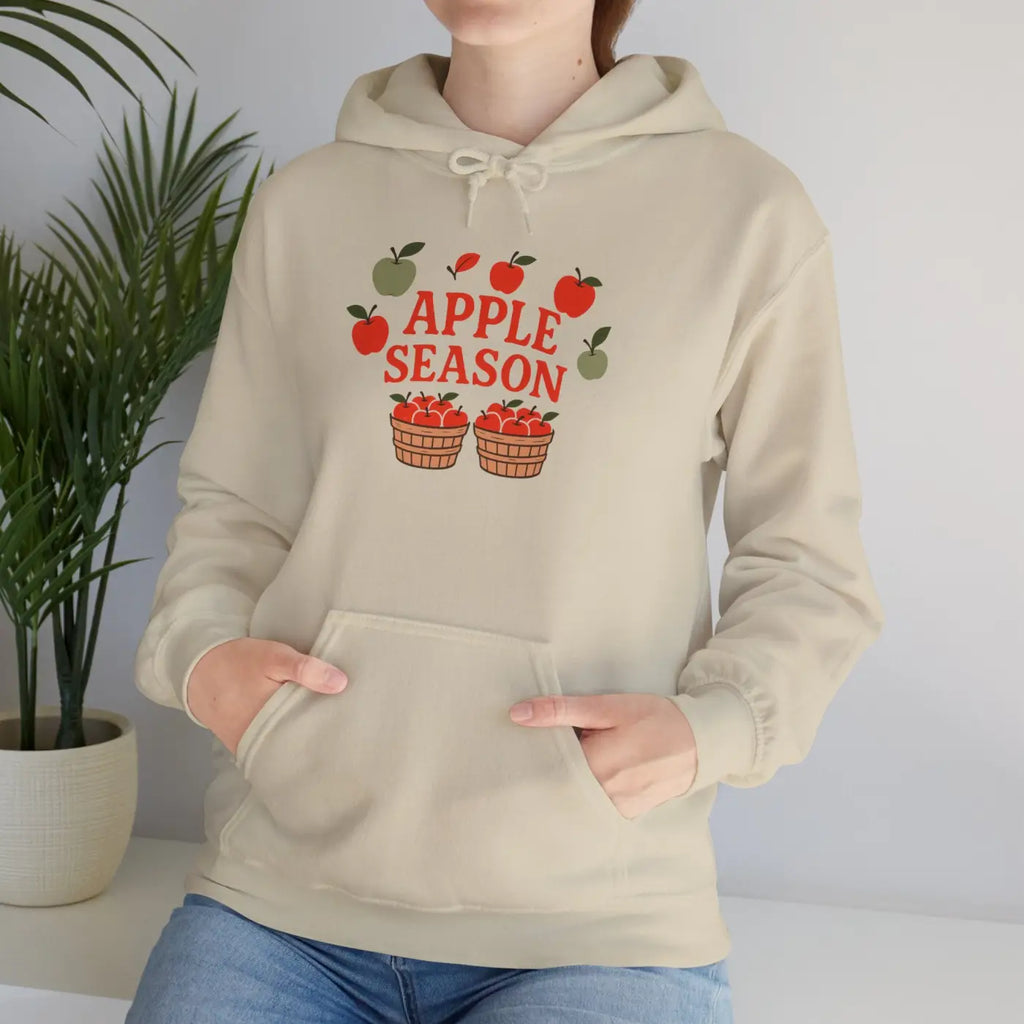 Cozy Apple Season Hoodie - Harvest Celebration Sweatshirt - DipaliZ