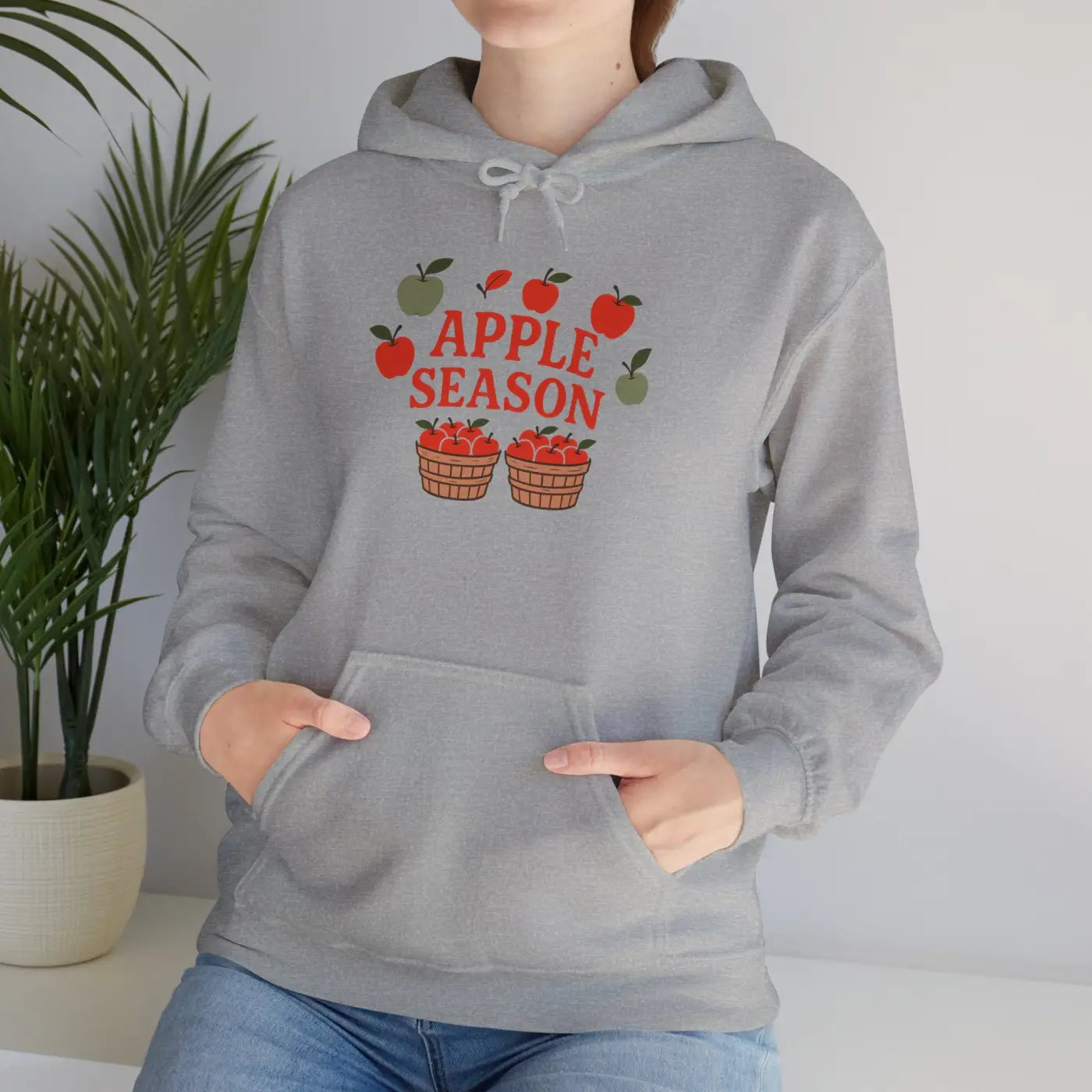 Cozy Apple Season Hoodie - Harvest Celebration Sweatshirt - DipaliZ