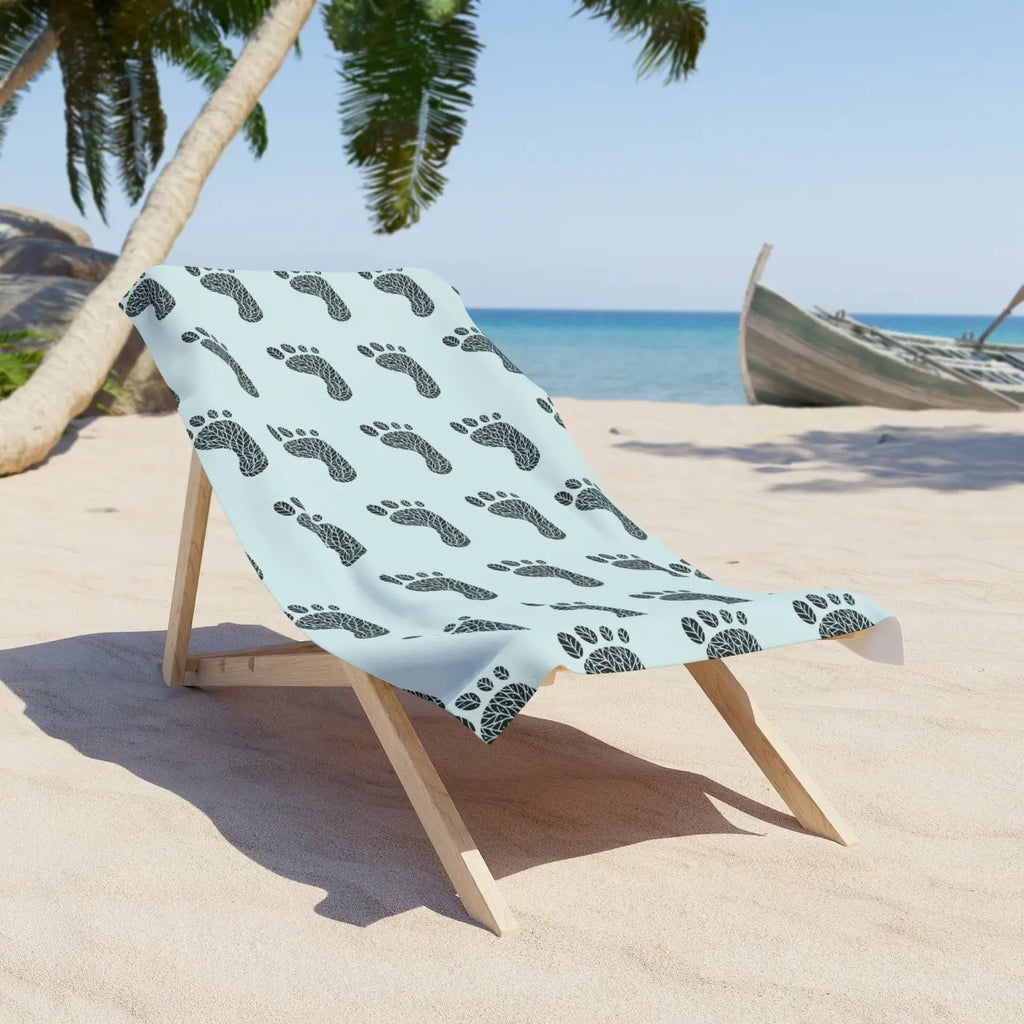 Cozy Beach Towel - Vibrant Polyester Print for Summer - DipaliZ